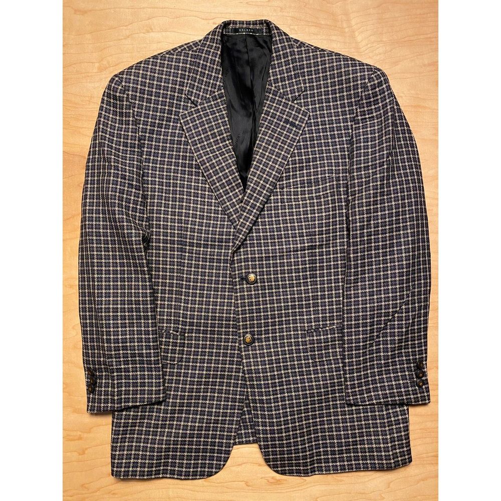 Lanificio Galtes Cardinal Galaxy Wool Sport Coat Blazer 39R - Picture 1 of 14